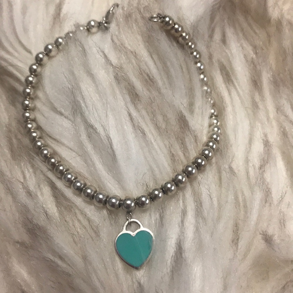 Tiffany and Co mini heart tag bracelet